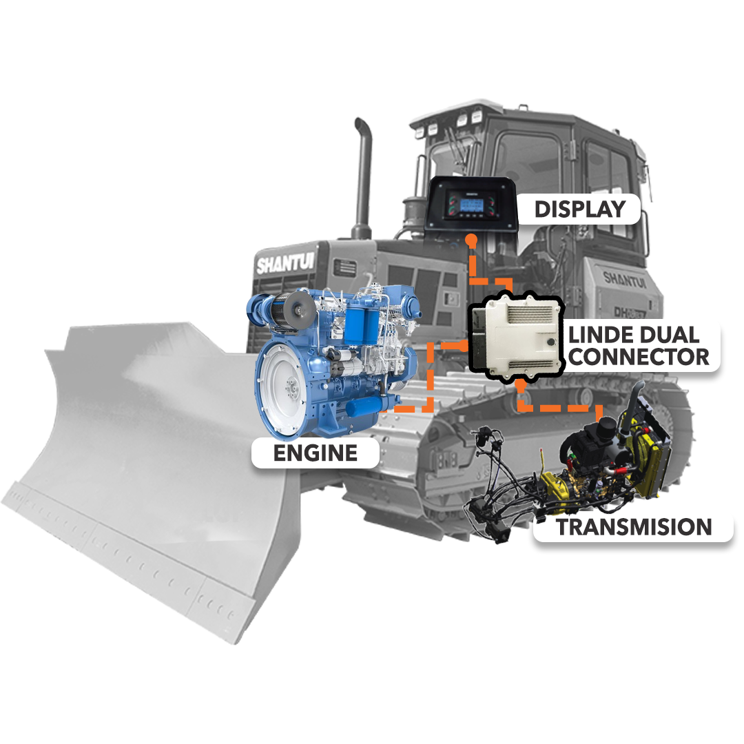 DH08 Shantui Mini Dozer Transmision